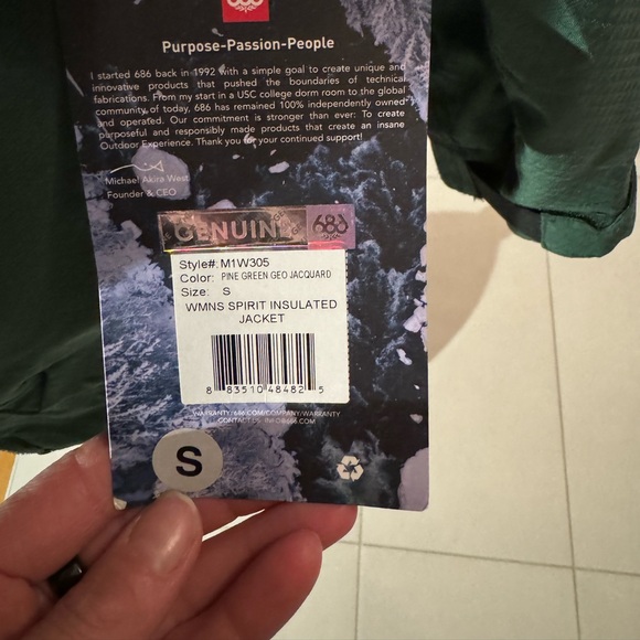 Winter snow jacket 686 spirit insulated - Picture 9 of 10